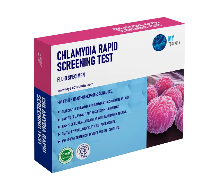 Chlamydia Rapid Screening Test Kit box