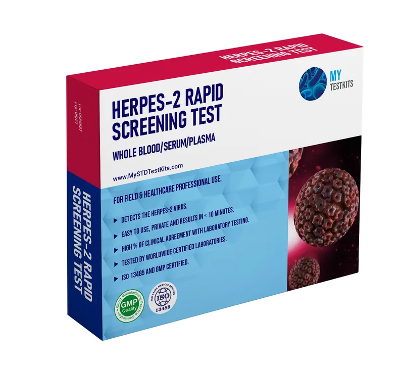 Herpes Rapid Screening Test Kit box