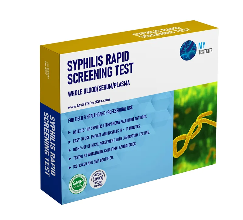 Syphilis Rapid Screening Test Kit box